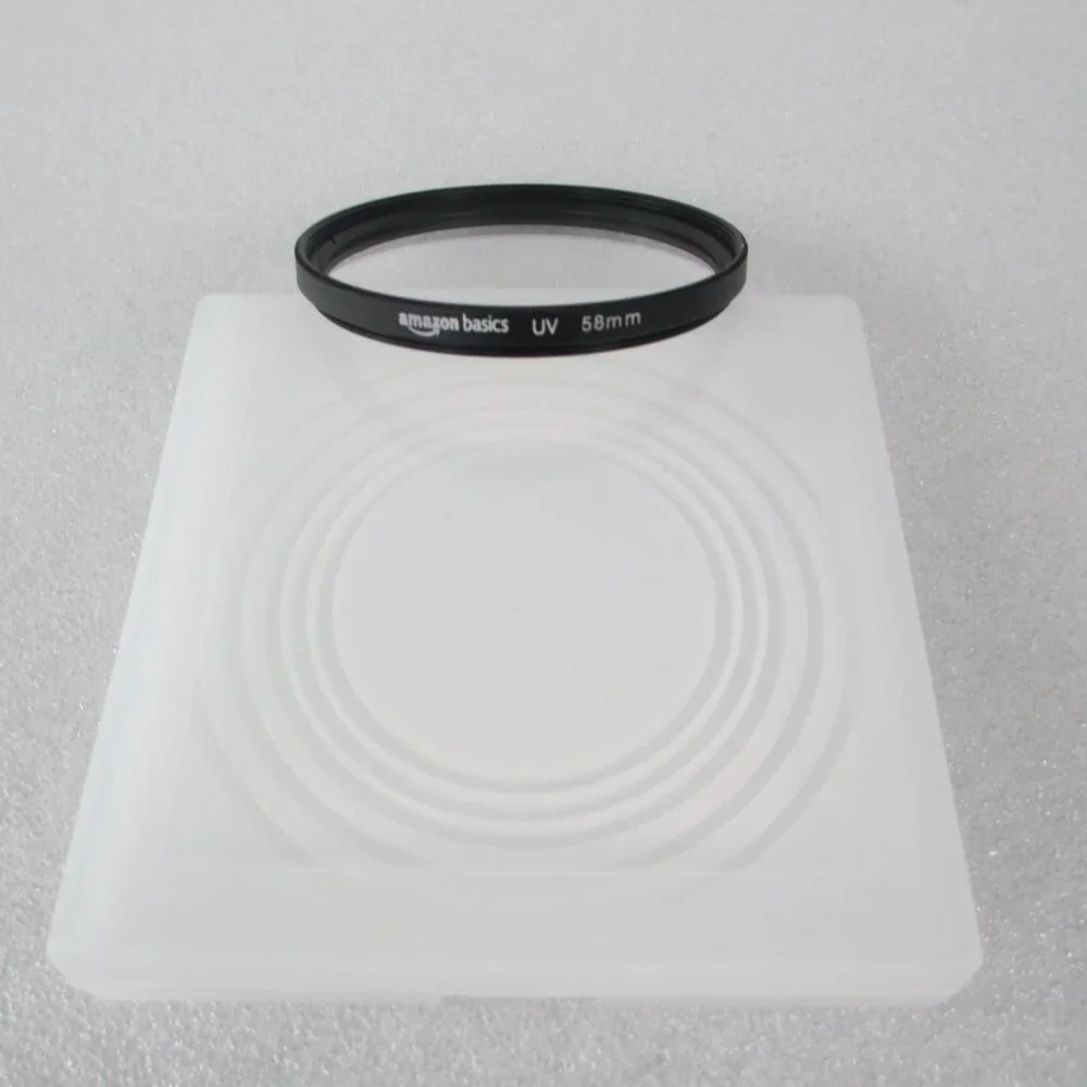 AMAZON BASICS 58MM UV LENS FILTERS CAPS